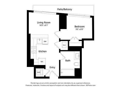 Floor plan Verde A01