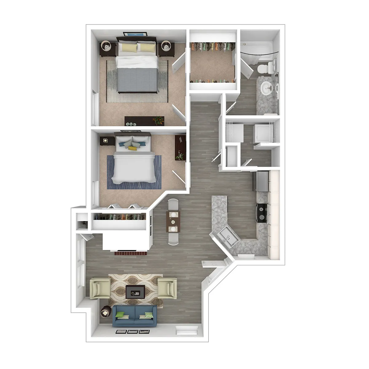 Floor plan 2X1 Upgrade