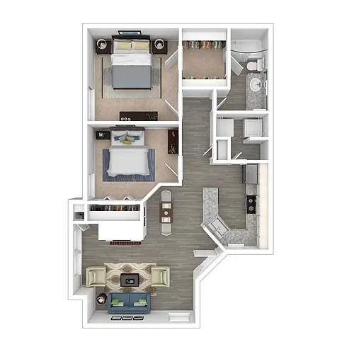 Floor plan 2X1 Upgrade