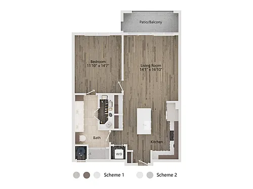 Floor plan A3b