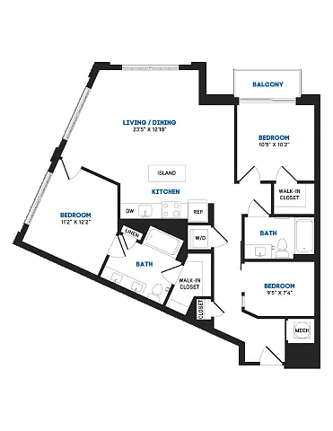 Floor plan B2BD - Chase