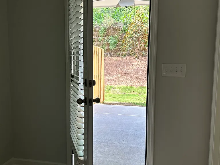 Exit to patio