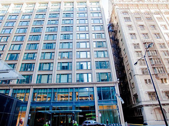 Building at Monroe between Michigan and Wabash