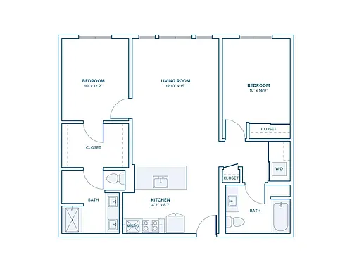 Floor plan B14