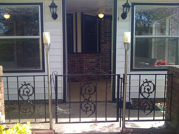 Backyard entrance to sunroom