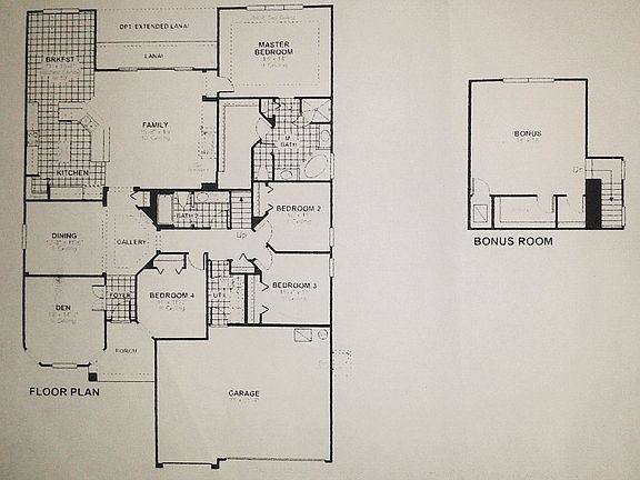 Floorplan w/ Bonus Room