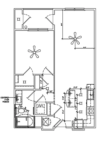 Floor plan 1 bedroom