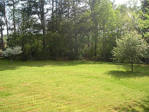 Backyard is huge and level, room for a pool tennis court, whatever you want!