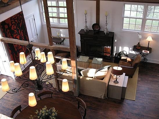 Views from the loft space
