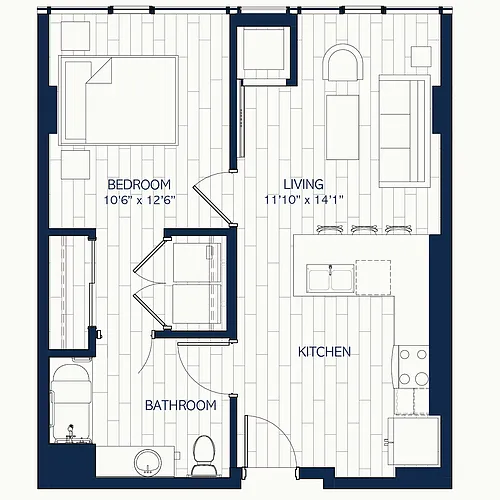 Floor plan 1CH101