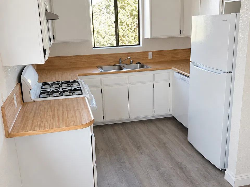 kitchen with lots of natural light