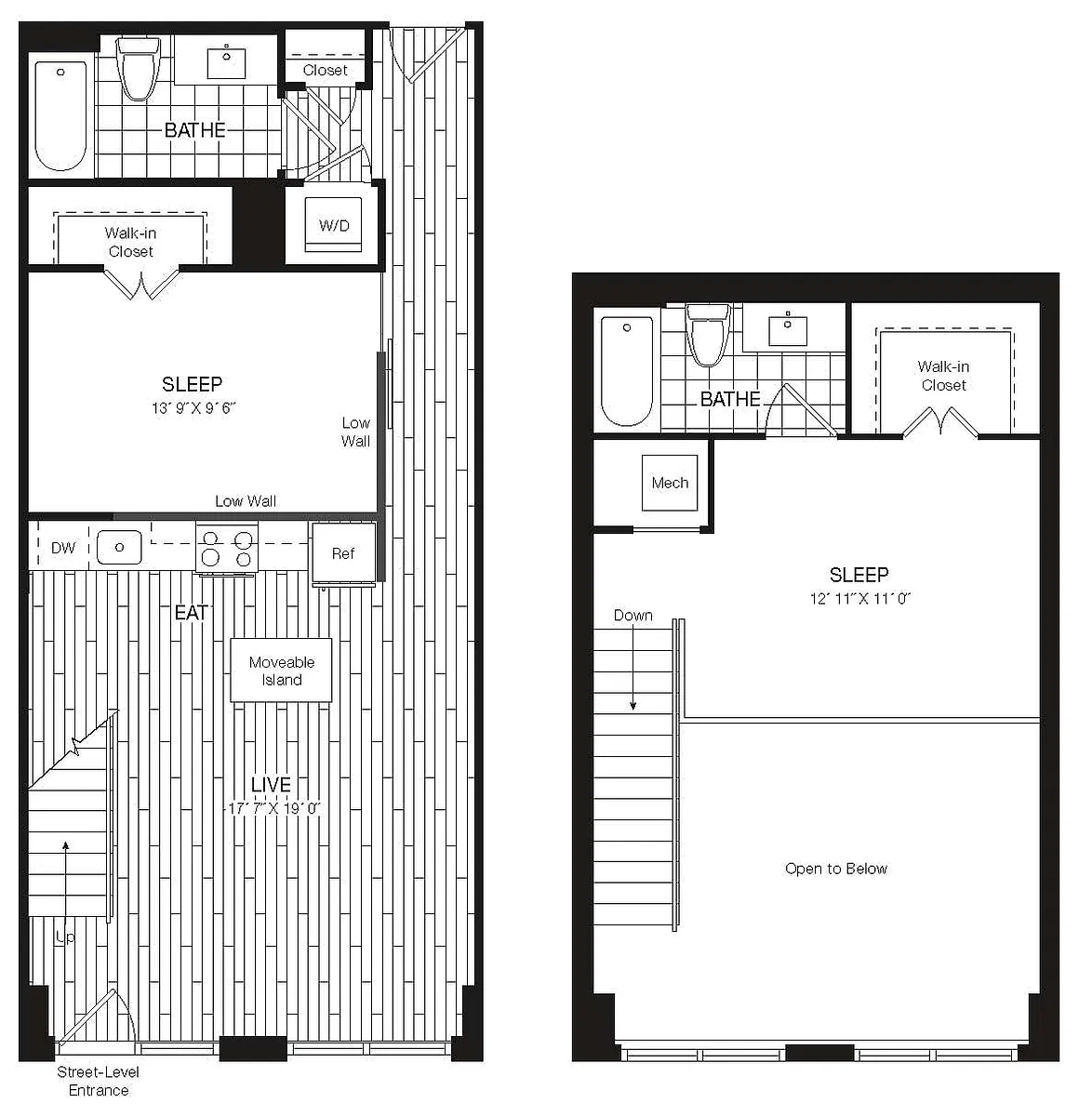 Floor plan Lofts-B39
