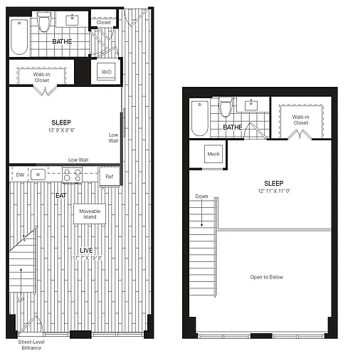 Floor plan Lofts-B39