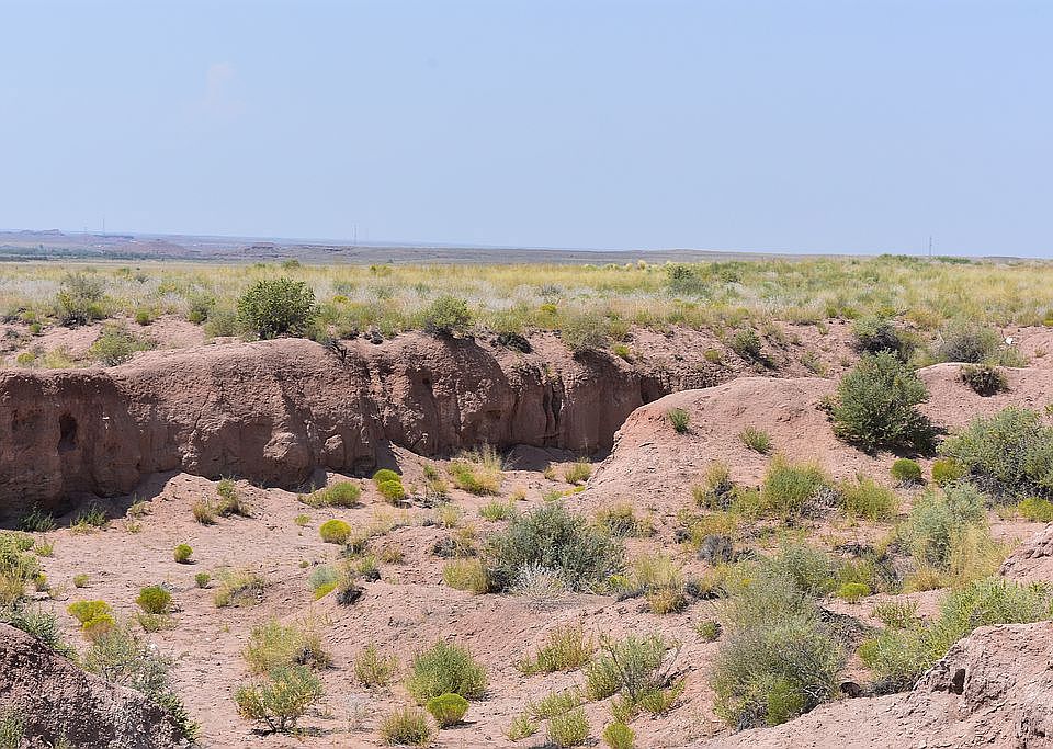a ravine - great for sports!