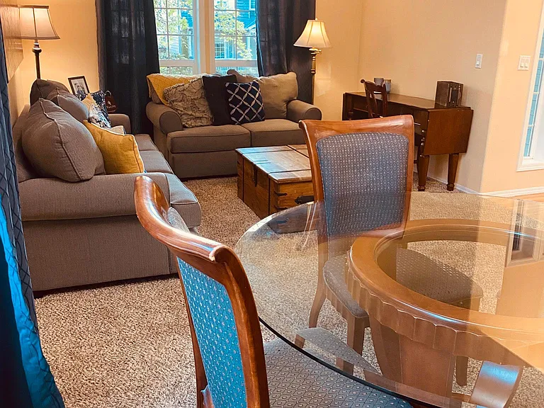 Living Room and Dining Room