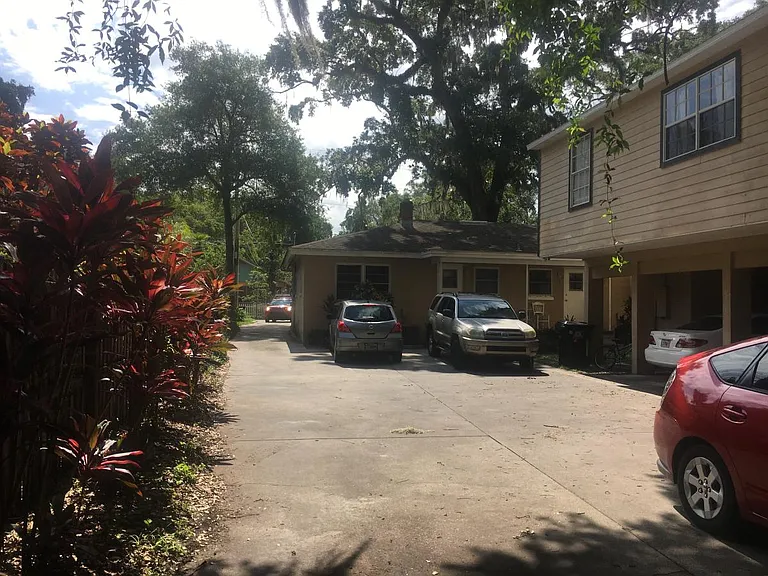 View back out to the street