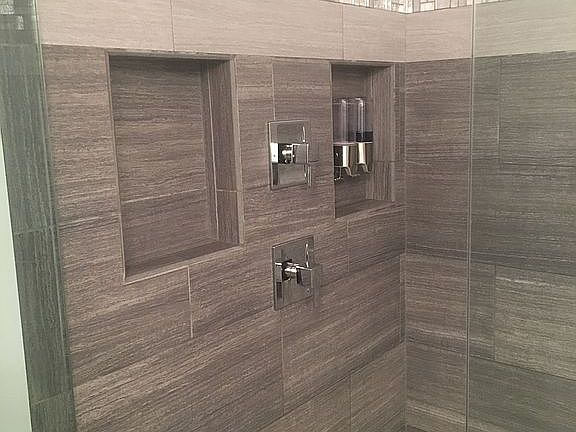 Master shower