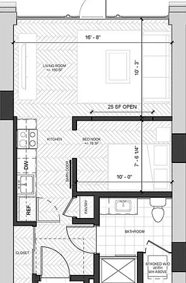 1-Bedroom Floorplan 1-Bedroom Floorplan