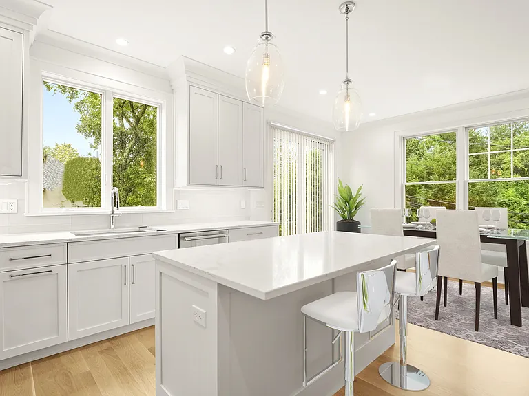 Kitchen to Dining Area; Staged Views