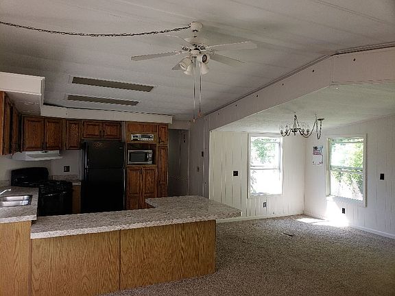 Kitchen and living area