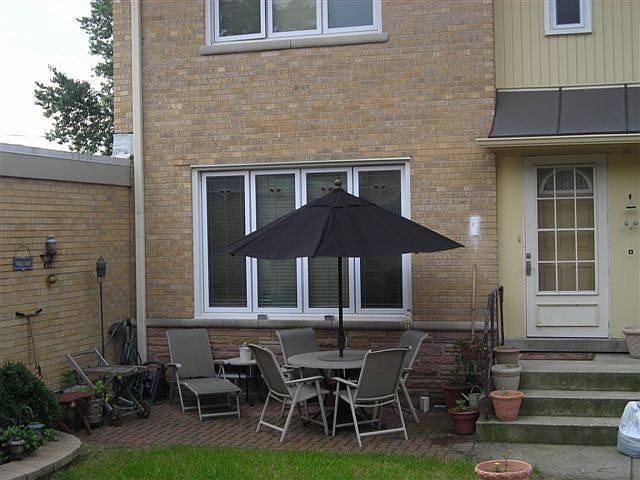 front of townhouse