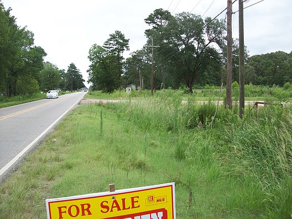 Looking west from lot