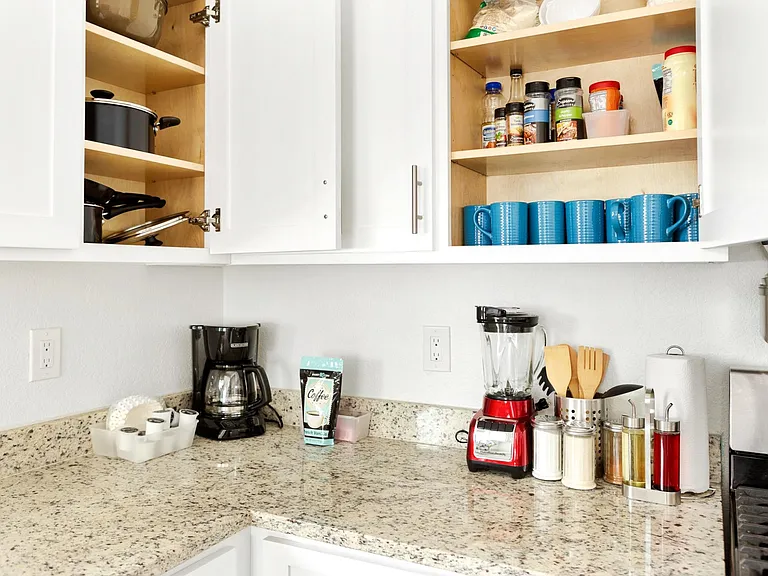 Kitchen with Coffee and Blender