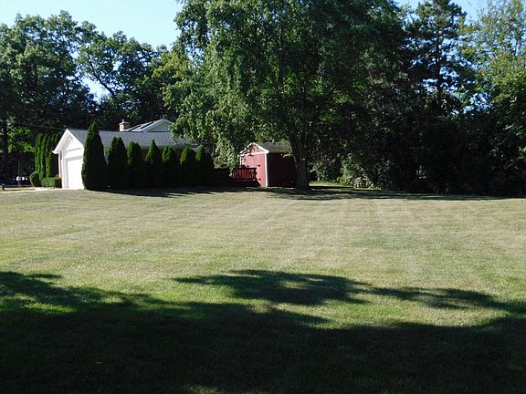 Diagonal view of the yard