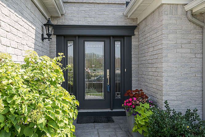 Leaded Front Door