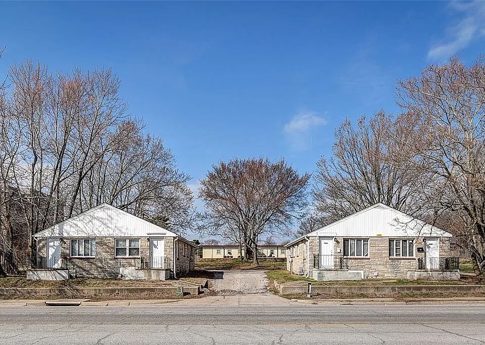 Unit is in the building to the right