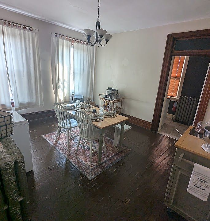 Dining room outside of kitchen; can also be set up as a living room