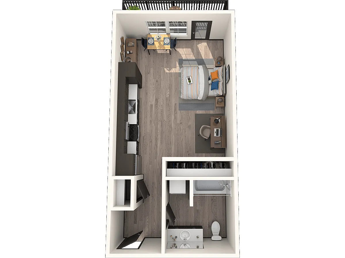 Floor plan Studio