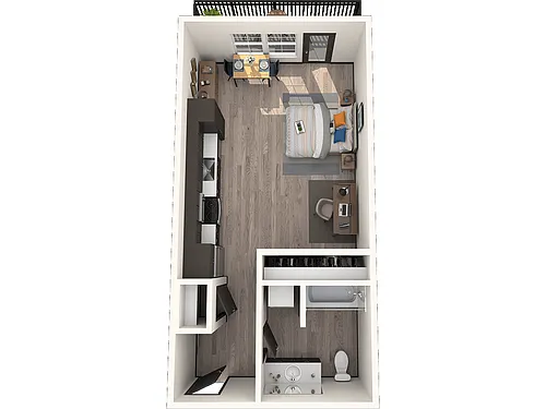Floor plan Studio