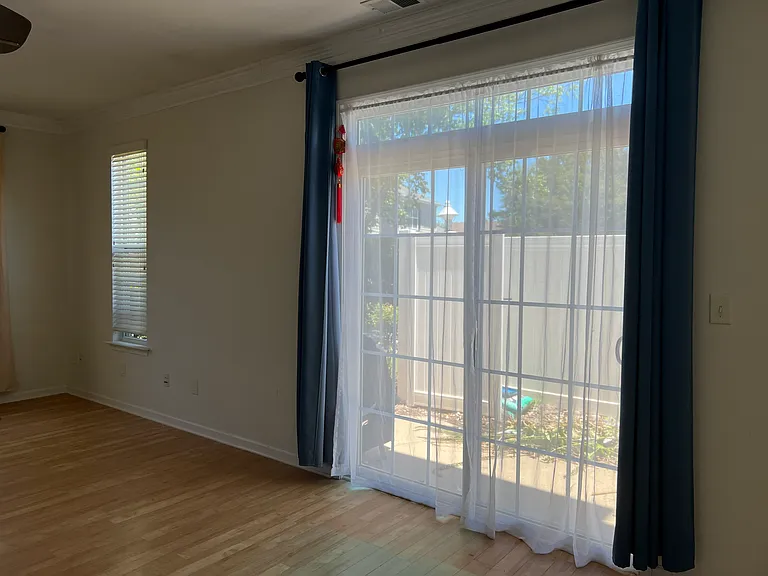 Slide Door to Backyard