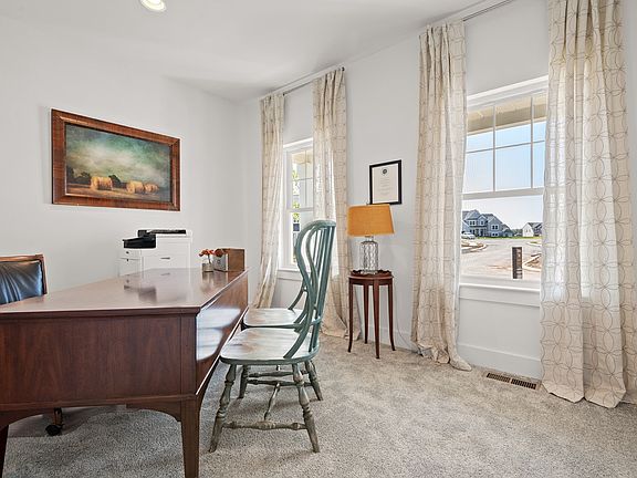 Home Office of the Mackenzie Model from Garman Builders