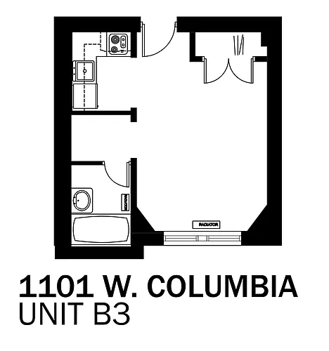 Floor plan studio B3