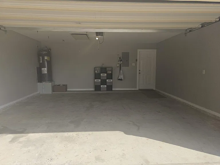 2-car attached garage with remote opener