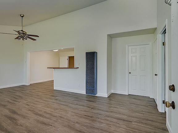 Front entry into living room