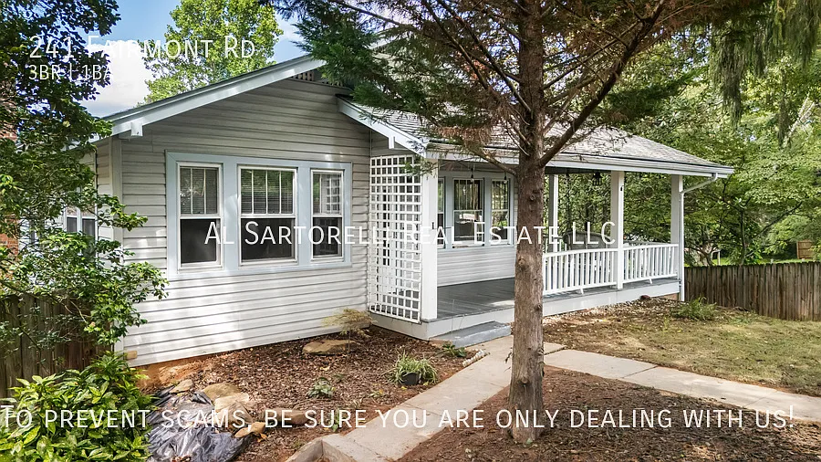 Candler Farmhouse with Wraparound Porch & Fenced Yard — Photo 4