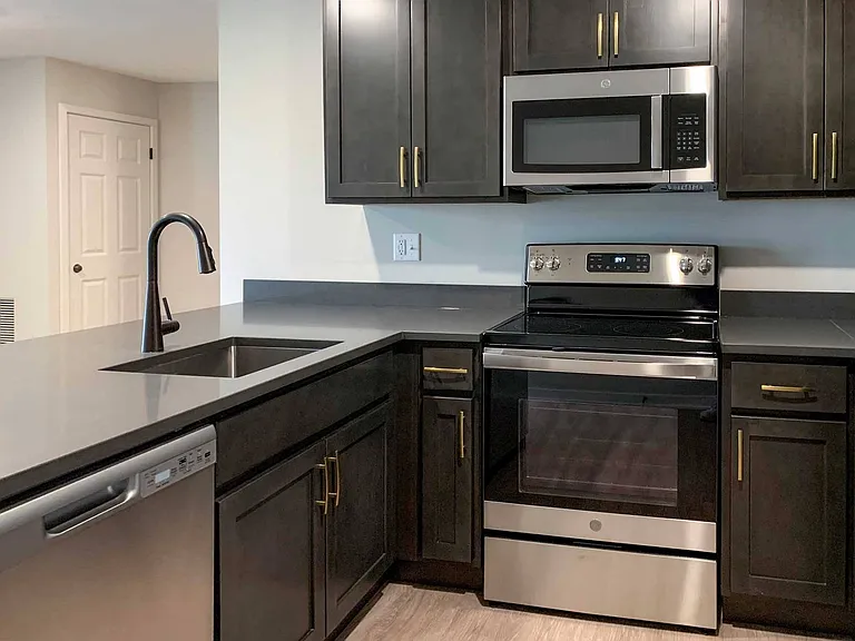 Cooking meals is a breeze with our sleek appliances.