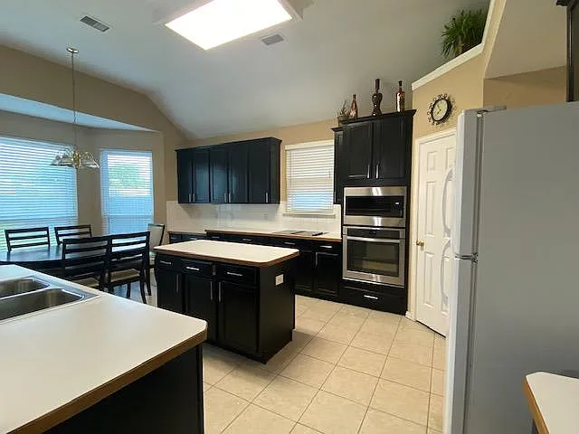 Large open kitchen