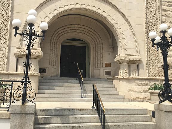 Entrance to building