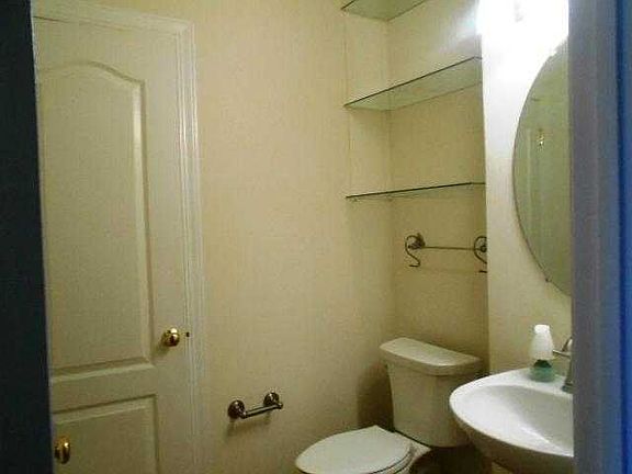 half bath right of foyer