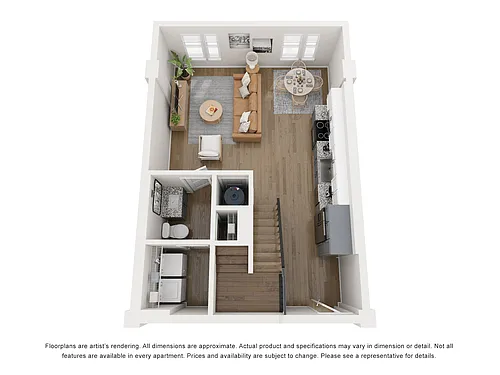 Floor plan The Jackson Loft