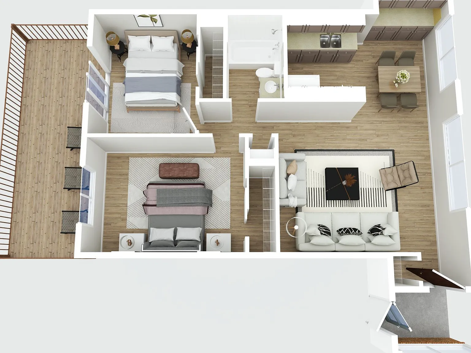 Modern 2-Bedroom Apartment | Garage Optional | Central Loveland — Photo 4