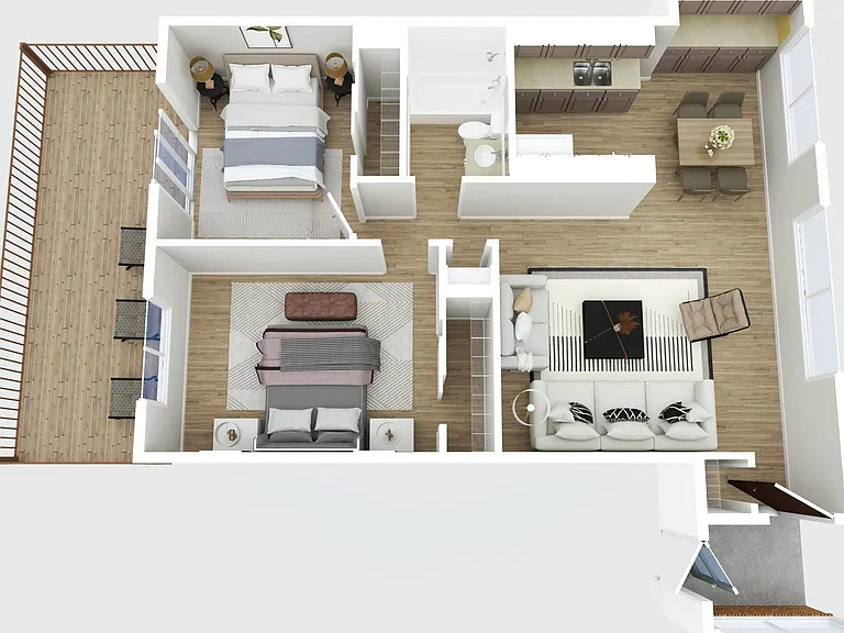 Modern 2-Bedroom Apartment | Garage Optional | Central Loveland — Photo 4