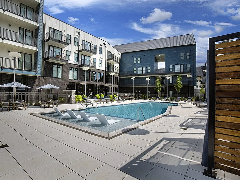 Resort-style pool and expansive sundeck