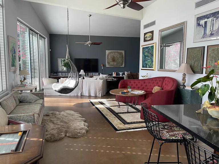 Many comfortable sofas