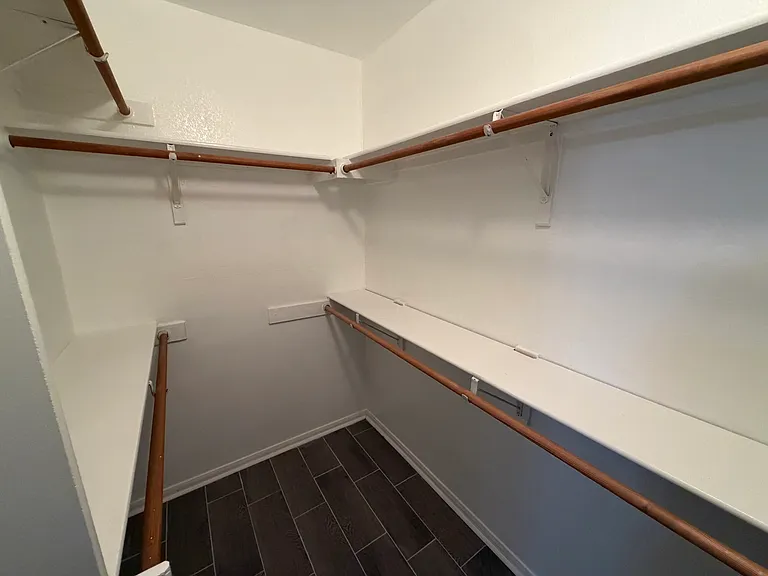 Master bedroom walkin closet - amazing storage off the master ensuite.