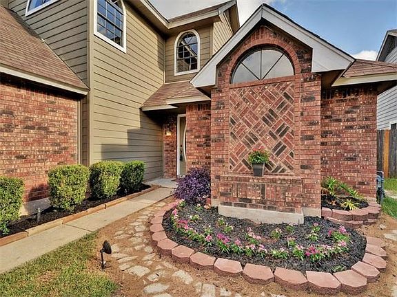 Lovely blooming landscaping